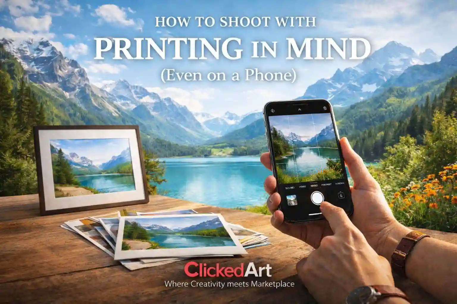 How to Shoot with Printing in Mind (Even on a Phone)